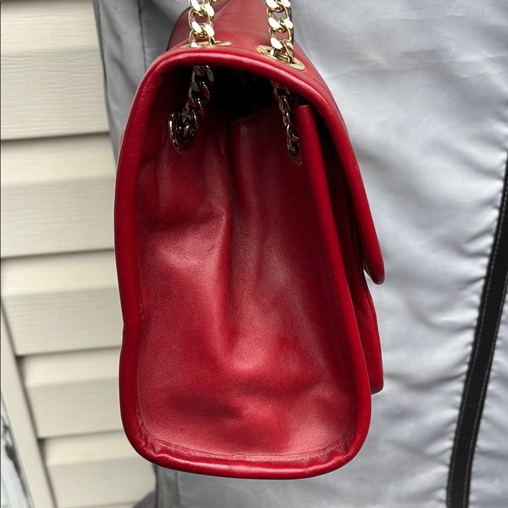 Coach Ladies Red Leather Shoulder Ranger Bag-Wow! - Picture 3 of 9